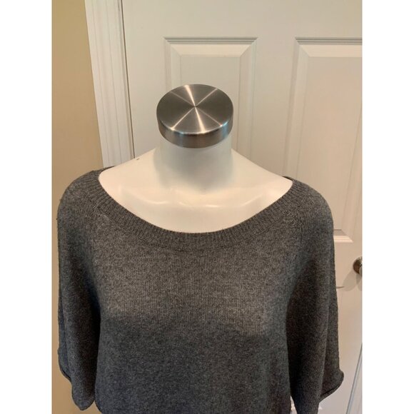 BCBG MAXAZRIA Gray Nevena Bat Wing Sleeve Sweater W/Pockets, Size Small - Picture 2 of 7